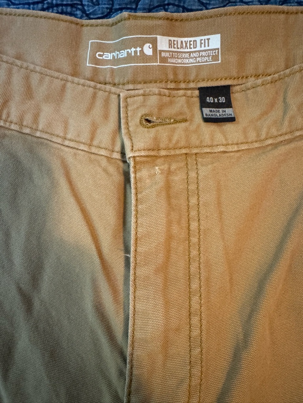Carhartt Relaxed Fit Tan Work Chinos